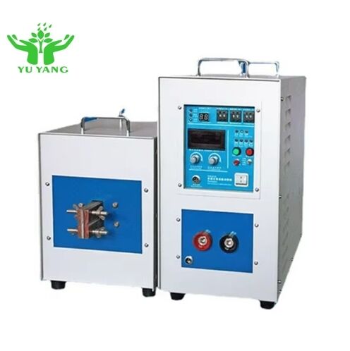 Calentador de Inducción IGBT Controlado por PLC YUYANG 25kW 380V Ecológico Alta Eficiencia para Recocido Templado Soldadura Fuerte Forjado de Metales
