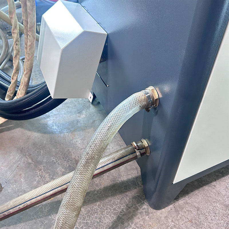 Calentador de inducción de alta frecuencia profesional de 100KW para tubería de acero, línea de soldadura longitudinal CE
