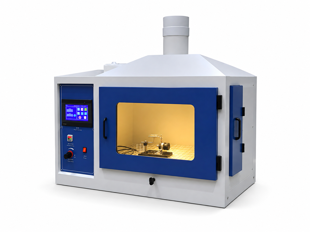 Máquina de ensayo de inflamabilidad con una sola llama de laboratorio para materiales de construcción EN ISO 11925-2