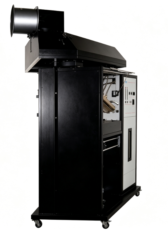 Probador de flujo radiante crítico que cumple con ISO9239 con potencia total de 2 KW y panel radiante de 300 mm × 450 mm para pruebas de flujo de calor de pisos