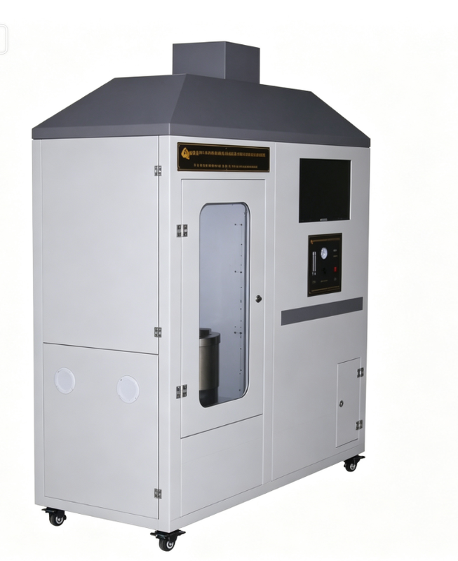 UL94 Probador de inflamabilidad con temperatura de ensayo de 0 ‰ 500 °C, flujo de aire ajustable y precisión de temperatura de ± 1 °C para materiales electrónicos de plástico de caucho