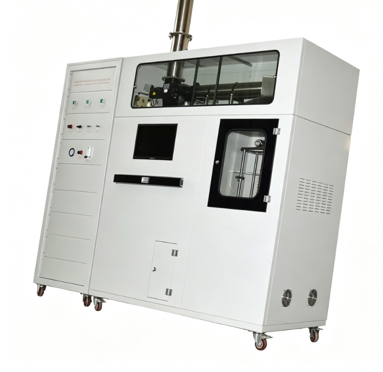 Testador de inflamabilidad con calorímetro cónico estándar ISO 5660 con intensidad de radiación de 100 kW/m2 y escala electrónica de alta precisión