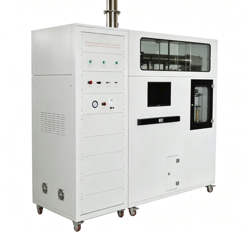 Testador de inflamabilidad con calorímetro cónico estándar ISO 5660 con intensidad de radiación de 100 kW/m2 y escala electrónica de alta precisión