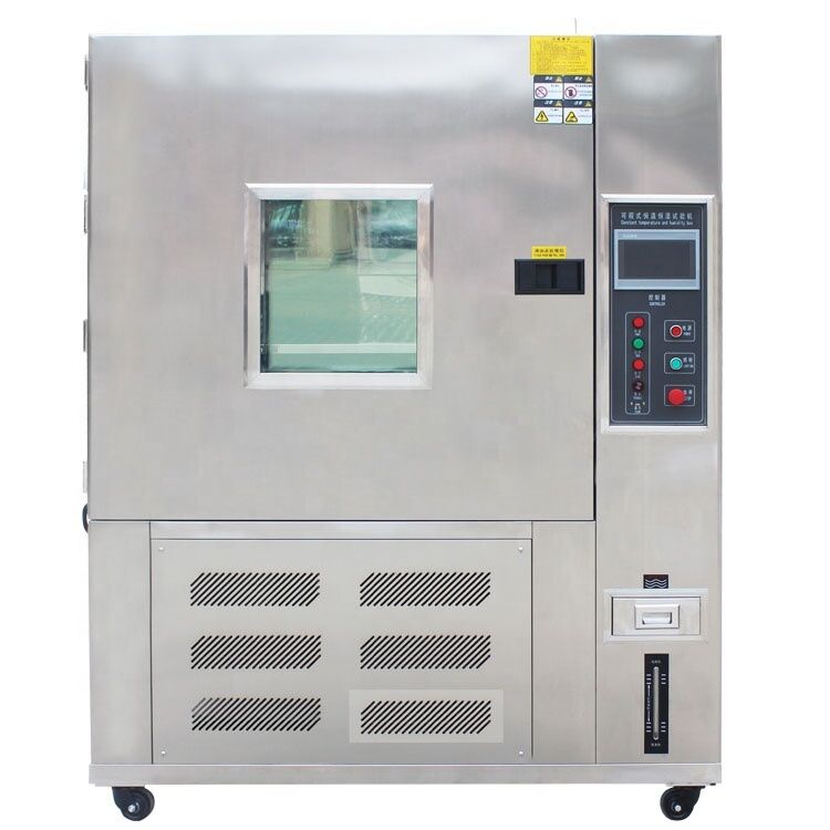 Rango de humedad RH de 20%~98% Cámara de prueba de humedad a temperatura constante con cámara interna de acero inoxidable SUS # 304 y pantalla táctil LCD