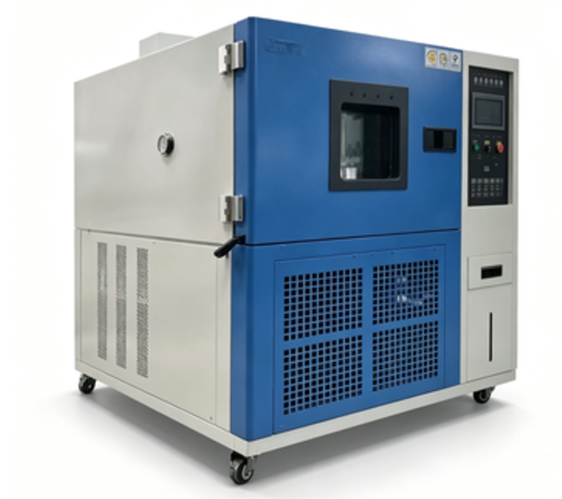 Cámara de Prueba de Choque Térmico YYE-010 con Control PID SSR, Acero Inoxidable SUS#304 y Controlador TEMI 880 para Componentes Electrónicos y Automotrices