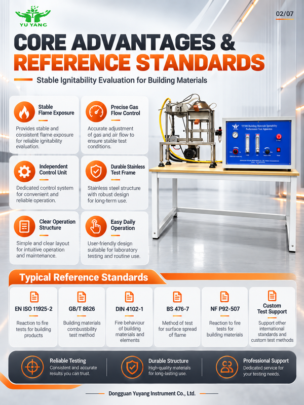 Building Materials Ignitability Performance Test Apparatus ISO5657 Radiant Heat Ignition Testing Machine For Horizontal Specimen Fire Test