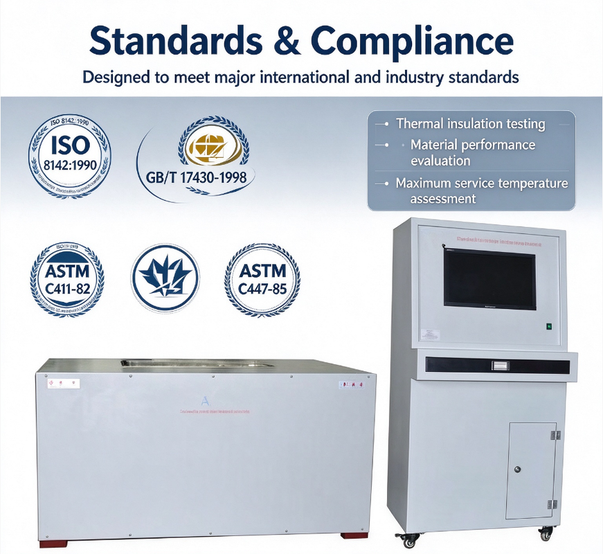 Maximum Service Temperature Testing Machine for Loose Insulation, Blanket, Block, Plate & Prefabricated Insulating Tube Shell