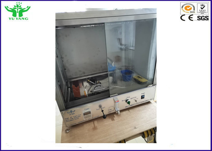 45° escogen el equipo de prueba de la inflamabilidad del cable de la base GB/T 25085 0,1 L ~ 1 l/min