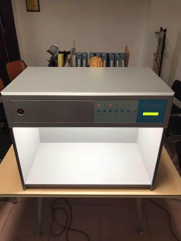 Caja de entonado de colores de la evaluación del color del gabinete de 6 fuentes de luz estándar