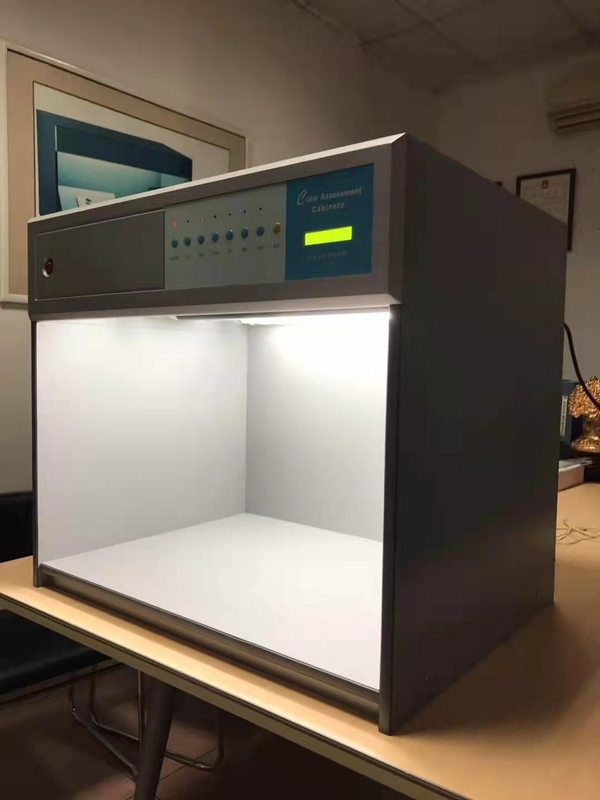Caja de entonado de colores de la evaluación del color del gabinete de 6 fuentes de luz estándar