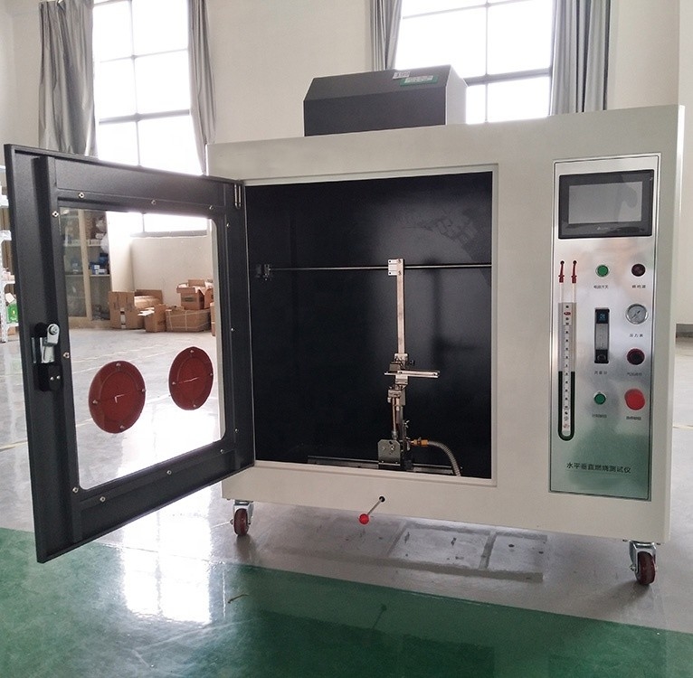 UL 94 Cámara de ensayo de quemadores horizontal y vertical con soportes totalmente ajustables