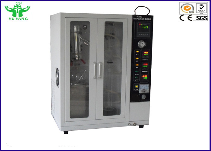 Probador automático de la destilación de vacío de ASTM D1160 para el diesel y el biodiesel