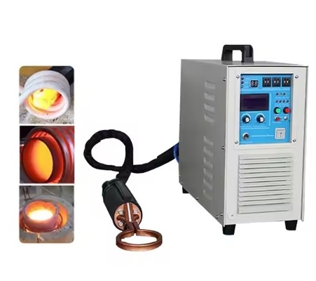 Calentador por inducción de 25 kW para y conexiones duraderas de tubos de cobre y latón en plantas de fabricación de aire acondicionado