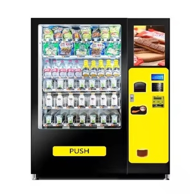 Máquina automática de venta para comidas de alta velocidad con pantalla táctil de 21,41 pulgadas y capacidad de 201 cajas