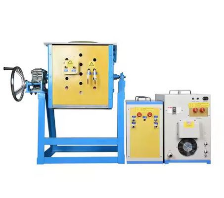 Fuego de fusión de oro pequeño de acero inoxidable electrónico inducción