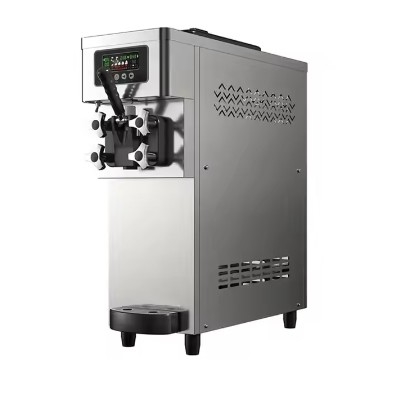 Mejorar la producción de helados piso de pie 13L Tres cabezas máquina expendedora automática