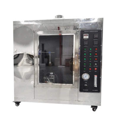 Equipo de prueba de inflamabilidad UL94 Cámara de llama horizontal y vertical para materiales plásticos en dispositivos eléctricos de consumo