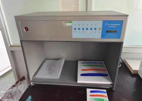 Cabinet de evaluación de color de tejido textil cámara de coincidencia caja de luz para la inspección