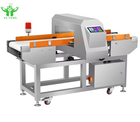 Máquina de detección de metales compacta transportadora de 300 mm de alta sensibilidad auto rechazo CE fábrica