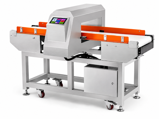 Máquina detectora de metales industrial automática para la industria alimentaria Sistema de detección de metales en cintas transportadoras