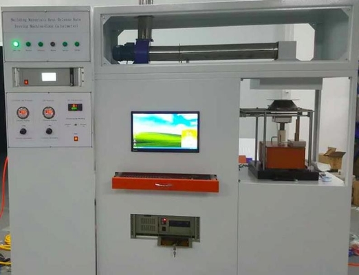 Material de construcción de Rate Flammability Testing Equipment For del lanzamiento de calor ISO5660 0-45C